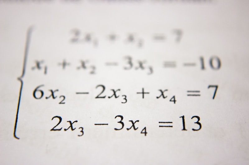 Number & Algebra course